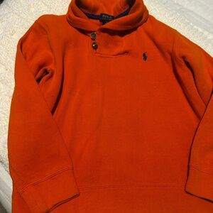 Polo by Ralph Lauren boys  Vibrant Orange Turtleneck Sweater